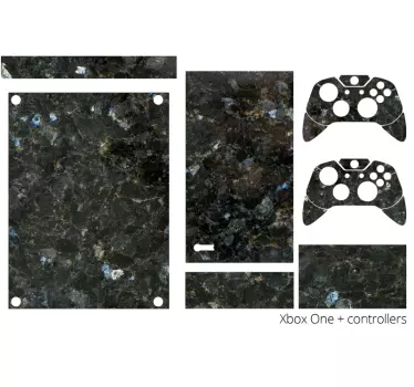 Sticker xbox revêtement marbre noir - TenStickers