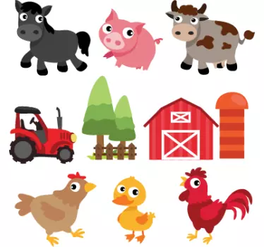 Stickers animaux de la ferme - TenStickers