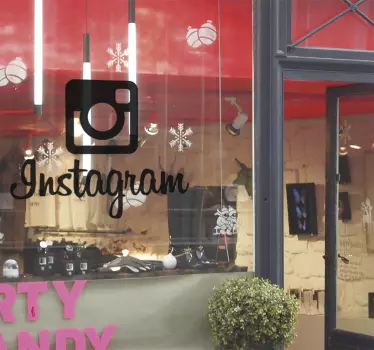 Sticker logo instagram - TenStickers
