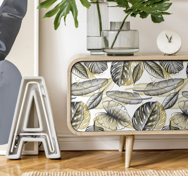 Papier autocollant meuble plantes tropicales élégantes - TenStickers