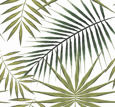 Papier autocollant meuble feuilles de palmier - TenStickers