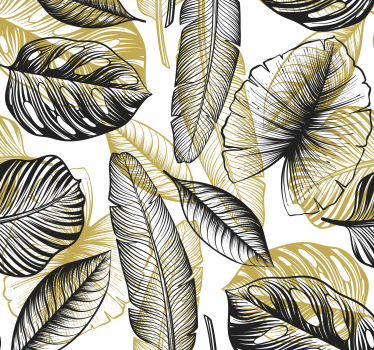 Papier autocollant meuble plantes tropicales élégantes - TenStickers