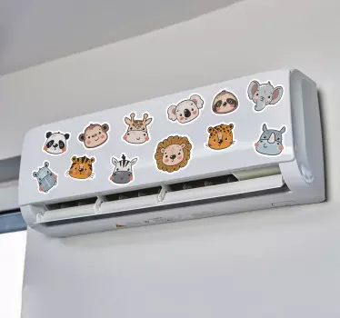 Autocollant climatiseur motifs d'animaux - TenStickers