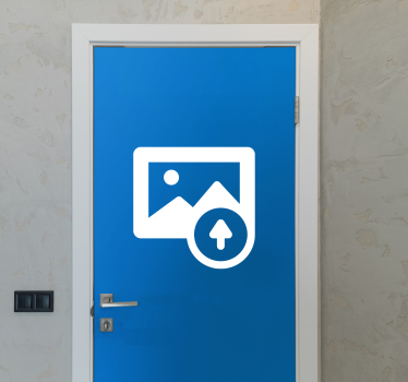 Sticker porte  personnalisé - TenStickers