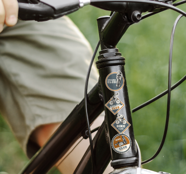 Autocollant vélo conception d'ensembles de cyclisme - TenStickers