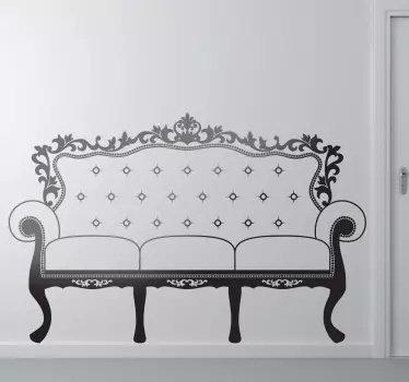 Autocollant canape retro - TenStickers