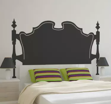 Autocollant mural tete de lit baroque - TenStickers