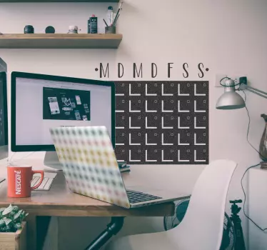 Autocollant pour PC cercles géométriques - TenStickers
