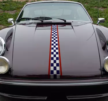 Autocollant voiture bande racing - TenStickers