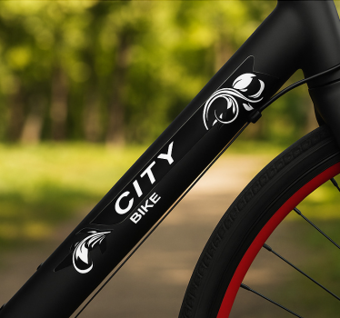 Autocollant vélo collection de vélos en ville - TenStickers