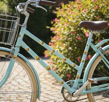 Autocollant vélo ensemble de jolis bourdons - TenStickers