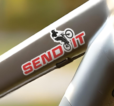 Autocollant vélo envoie le - TenStickers