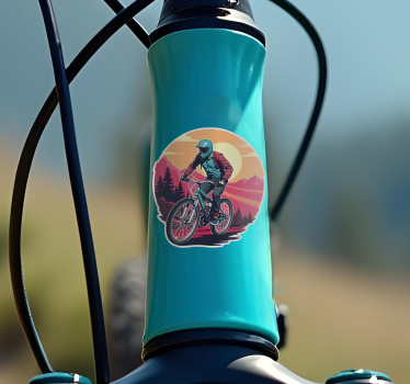 Autocollant vélo été amusant - TenStickers