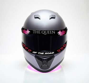 Autocollant vélo la visière de la reine - TenStickers