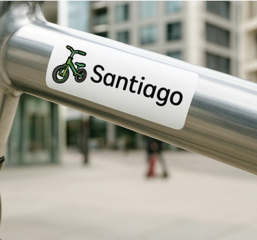 Autocollant vélo marque propriétaire - TenStickers