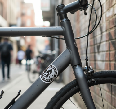 Autocollant vélo message antifa - TenStickers
