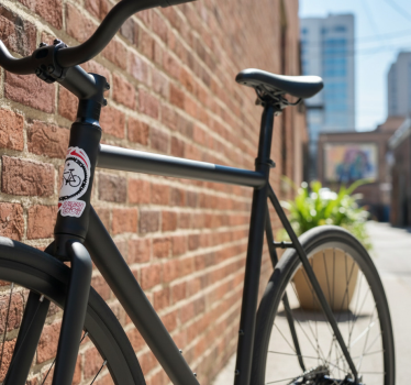 Autocollant vélo motif prêt à partir - TenStickers