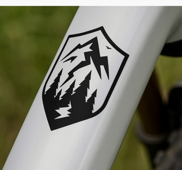 Autocollant vélo peaux de sentier timberline - TenStickers