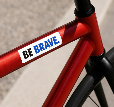 Autocollant vélo piste urbaine minimaliste - TenStickers