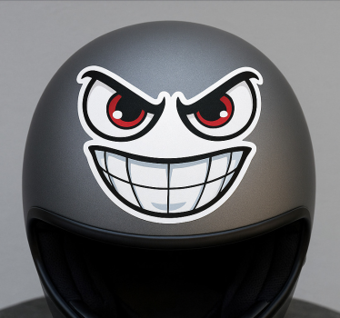 Autocollant vélo visages de dessins animés agressifs - TenStickers