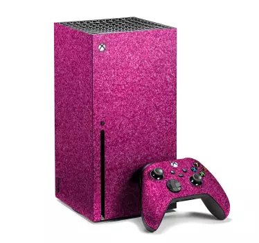Autocollant Xbox paillettes magenta - TenStickers