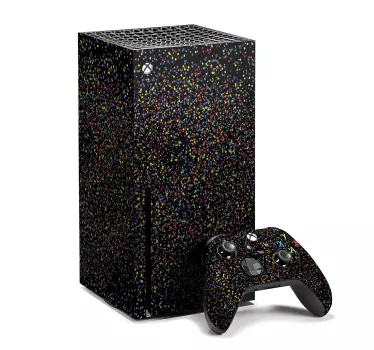 Autocollant Xbox paillettes noires - TenStickers