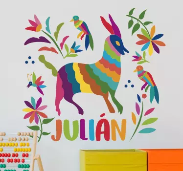 Sticker Chambre Enfant Dessins Mexicains - TenStickers