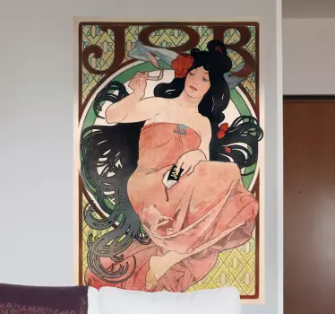 Sticker affiche Art Nouveau - TenStickers