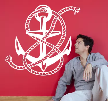 Sticker ancre bateau - TenStickers