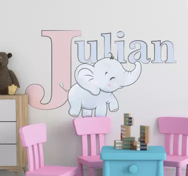 Sticker Animal Sauvage elephant - TenStickers