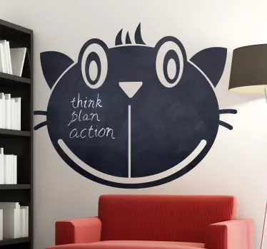 Sticker ardoise chat - TenStickers
