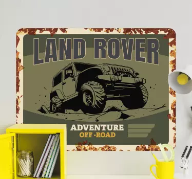 Sticker auto moto aventure tout terrain - TenStickers