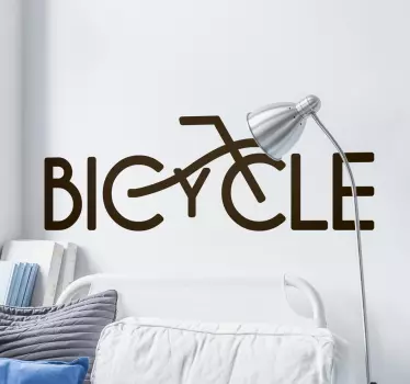 sticker bicycle - TenStickers