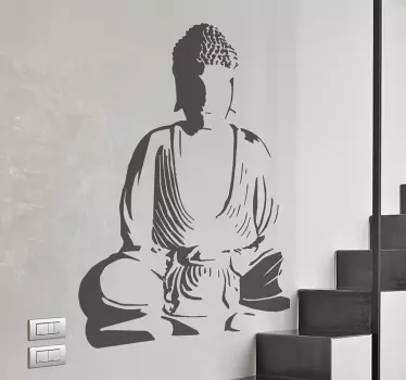 Sticker bouddha illustration - TenStickers