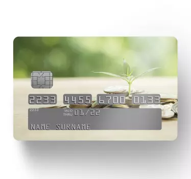 Sticker carte bancaire carte de paiement moderne - TenStickers