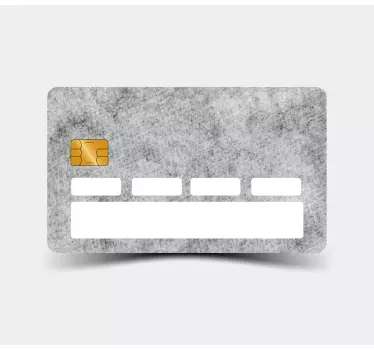 Sticker carte bancaire design texturé - TenStickers