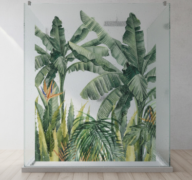 Sticker chambre enfant arbres tropicaux gracieux - TenStickers