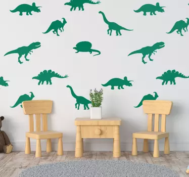 Sticker Maison Dinosaures - TenStickers