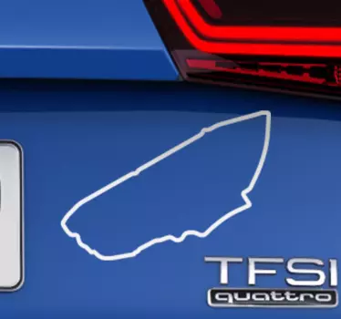 Sticker circuit de course de la Sarthe - TenStickers