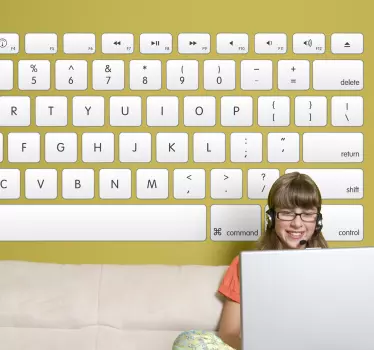 Sticker clavier ordinateur - TenStickers