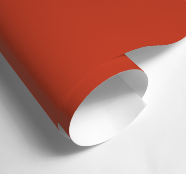 Sticker couleur uni citrouille mate - TenStickers