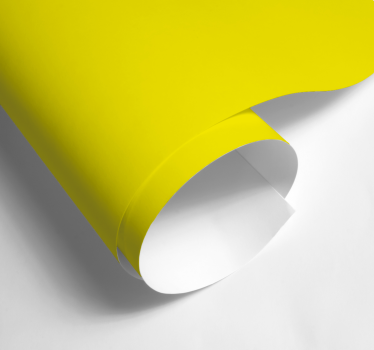 Sticker couleur uni jaune clair mat - TenStickers