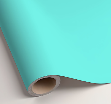 Sticker couleur uni turquoise clair mat - TenStickers