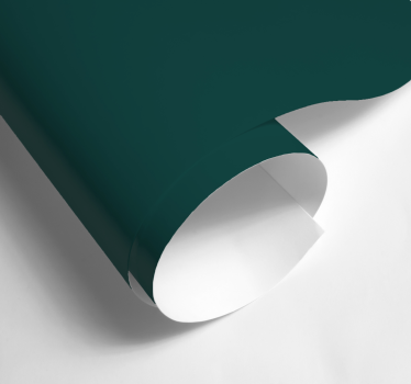 Sticker couleur uni vert foncé mat - TenStickers