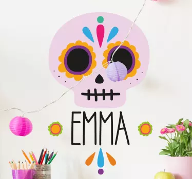 Sticker crâne santa muerte - TenStickers