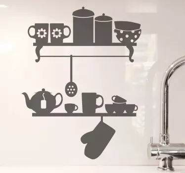 Sticker cuisine assortiment varié - TenStickers