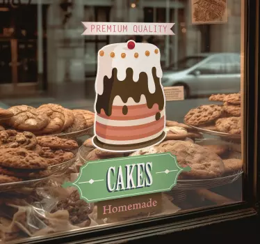 Sticker cuisine cakes homemade - TenStickers