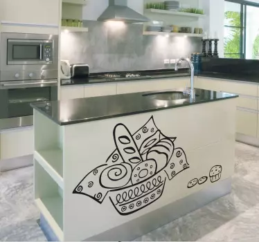 Sticker cuisine illustration pâtisserie - TenStickers