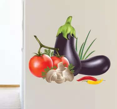 Sticker cuisine légumes du marché - TenStickers