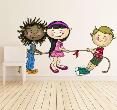 Sticker enfant corde - TenStickers